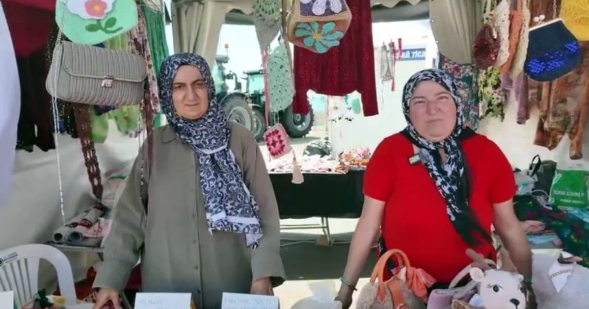 Tekirdağlı Üretici Kadınlar El Emeği Ürünlerini Sergiledi