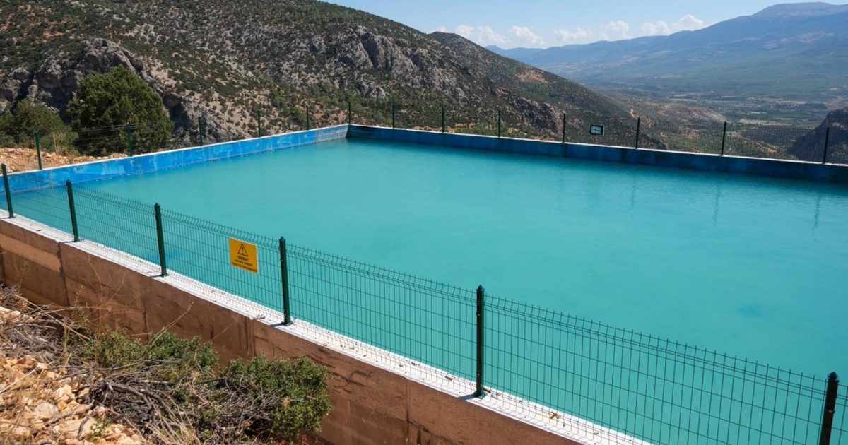 600 Decares of Olive Groves in Karaman Meet Closed Irrigation System