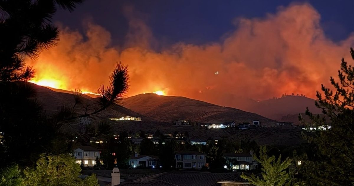 Severe Wildfire in Nevada Forces Evacuation of 42,000 People