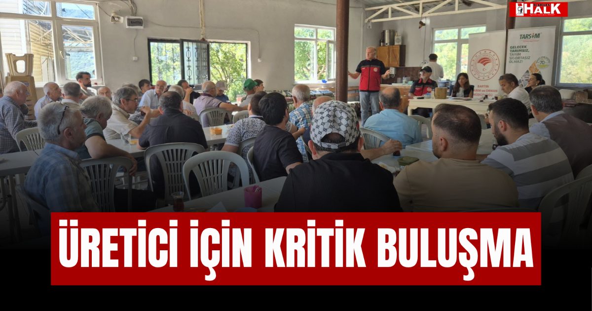 Agricultural Teams Meet Farmers in 246 Villages in Bartın