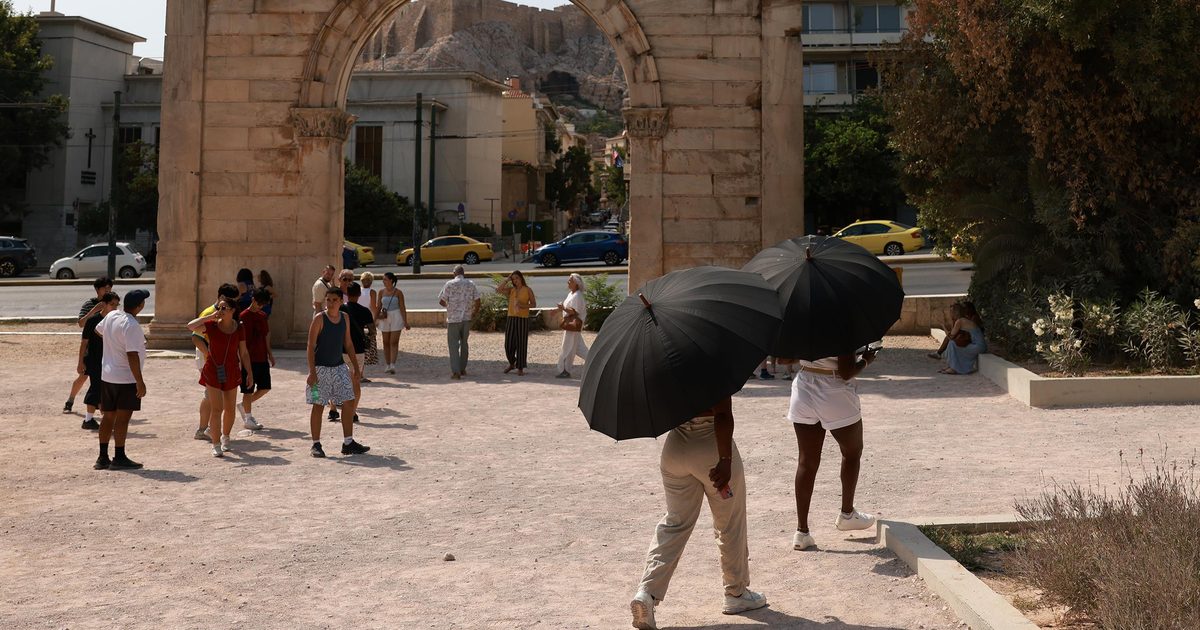 Yunanistan Genelinde Hava Sıcaklığı 40 Dereceyi Aştı