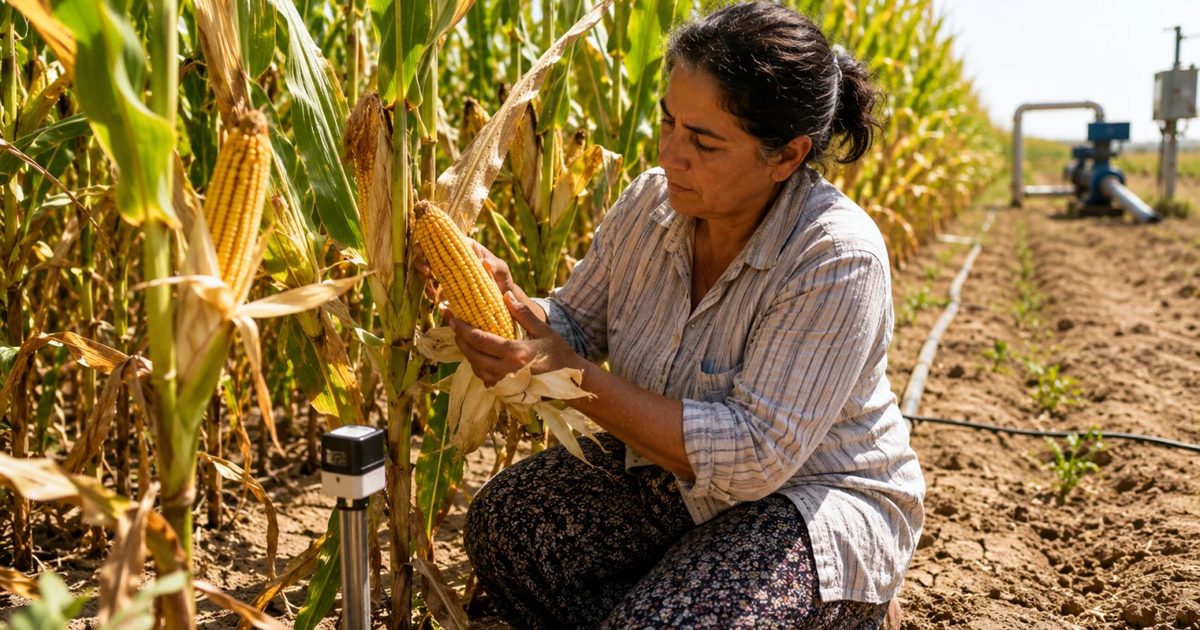 Ağustos Sıcakları Dane Mısır Rekoltesini Baskılıyor