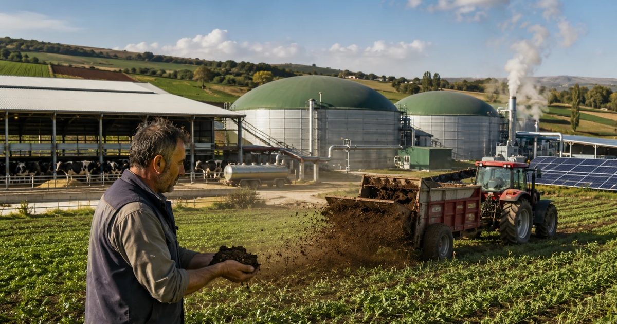 Hayvansal Atıklar Biyogazla Enerji ve Gübreye Dönüşüyor