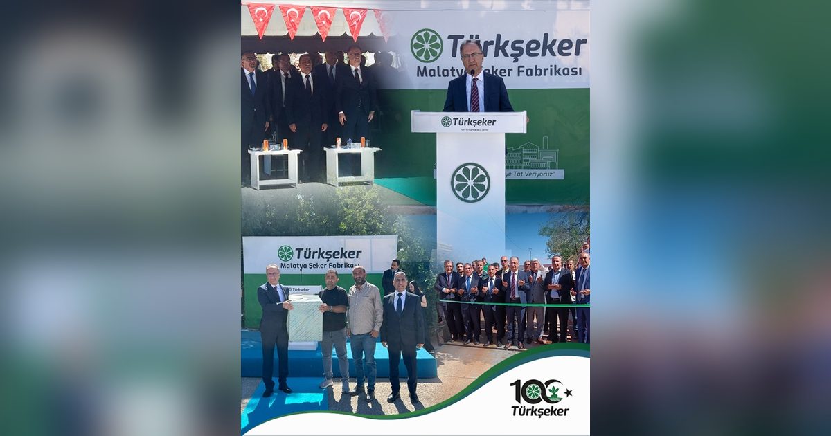 TÜRKŞEKER Malatya Fabrikasında 71'inci Kampanyayı Başlattı