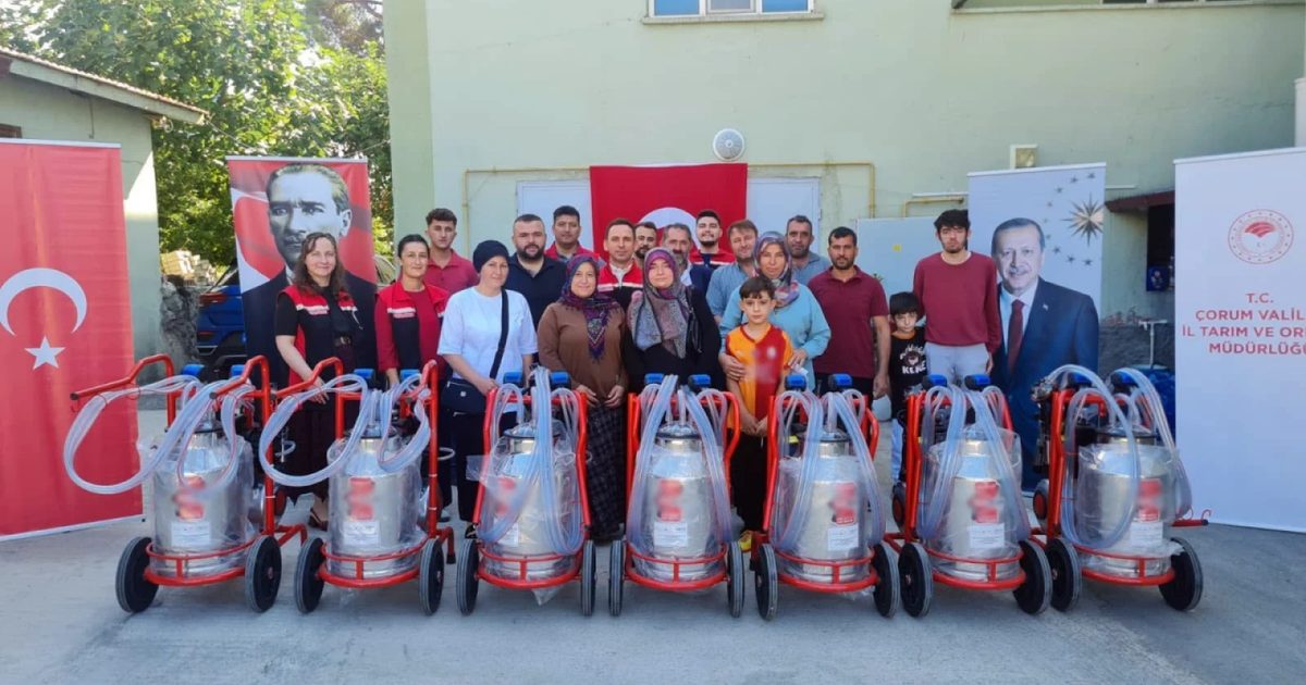 Grant Milking Machines Distributed to Farmers in Kargı