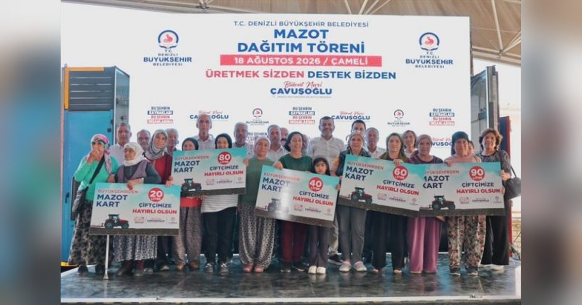 Denizli'de Çiftçilere Kademeli Mazot Desteği Sürüyor