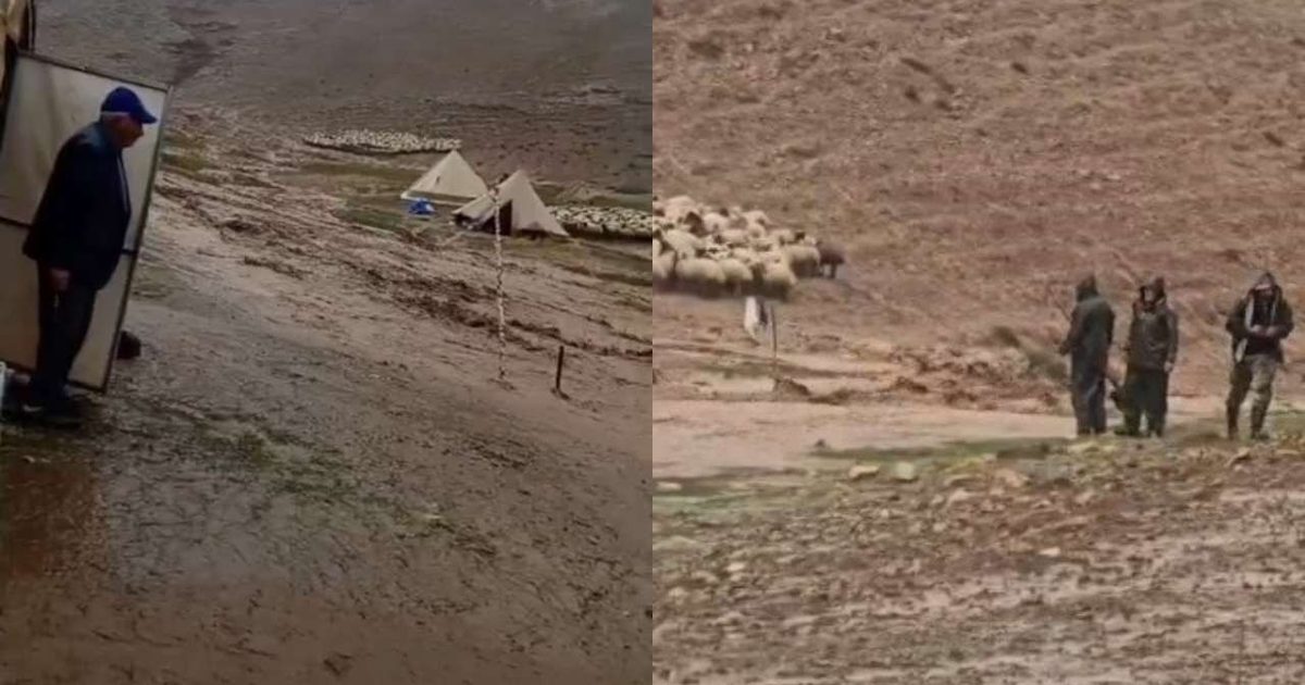 Severe Flood Reaches Livestock Tents in Pülümür Plateau