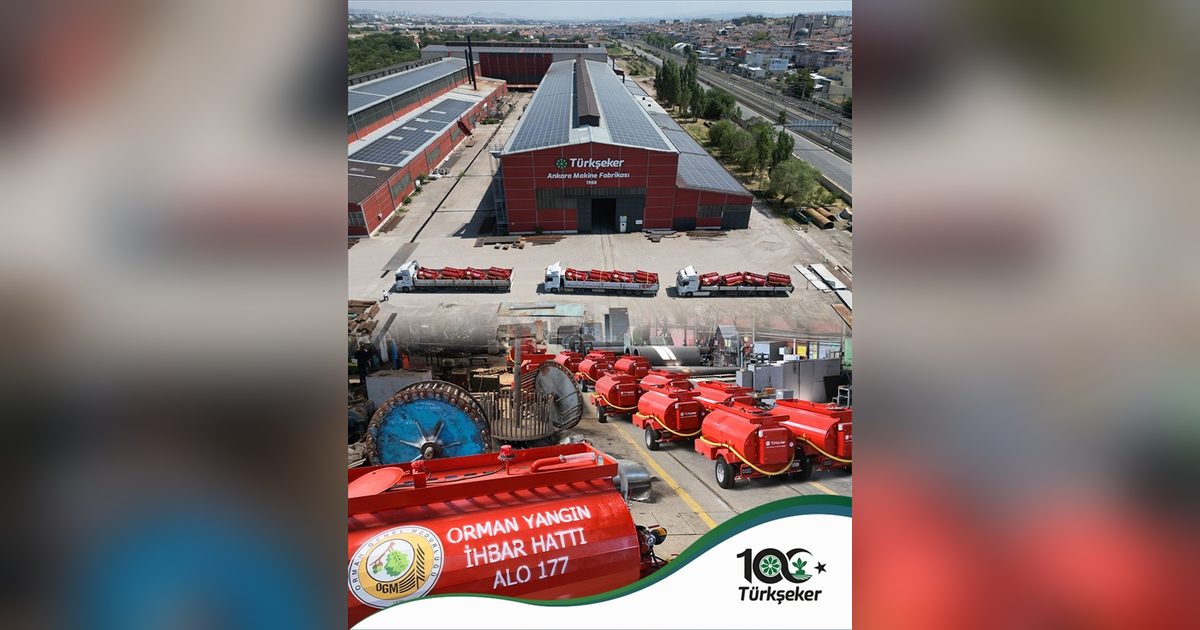 TÜRKŞEKER Kırsal Alanlar İçin 250 Yangın Tankeri Üretiyor
