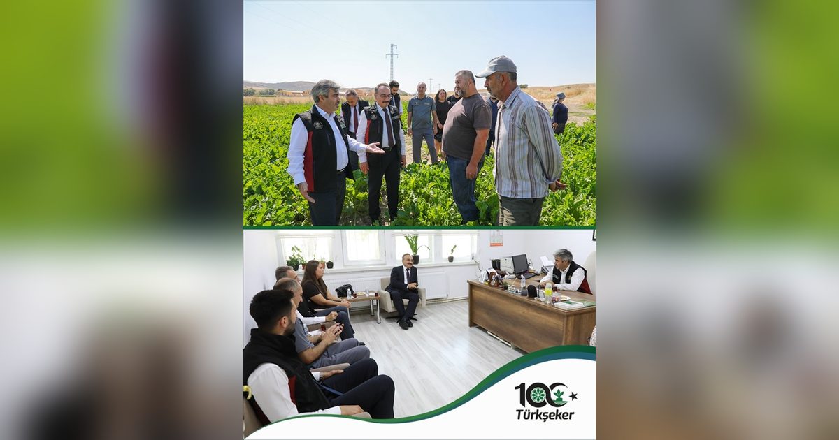 TÜRKŞEKER Inspects Sugar Beet Production in Haymana